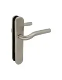 AMIG 10436 - Manilla con placa 20P - 230 x 40 mm - Acero inoxidable 18/8 - Mate