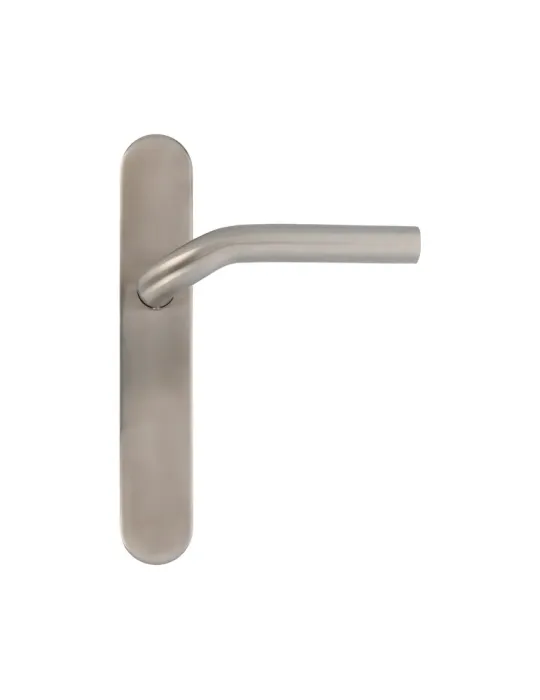 AMIG 10436 - Manilla con placa 20P - 230 x 40 mm - Acero inoxidable 18/8 - Mate