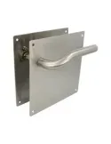 AMIG 10437 - Manilla con placa 20C - 180 x 180 mm - Acero inoxidable 18/8 - Mate