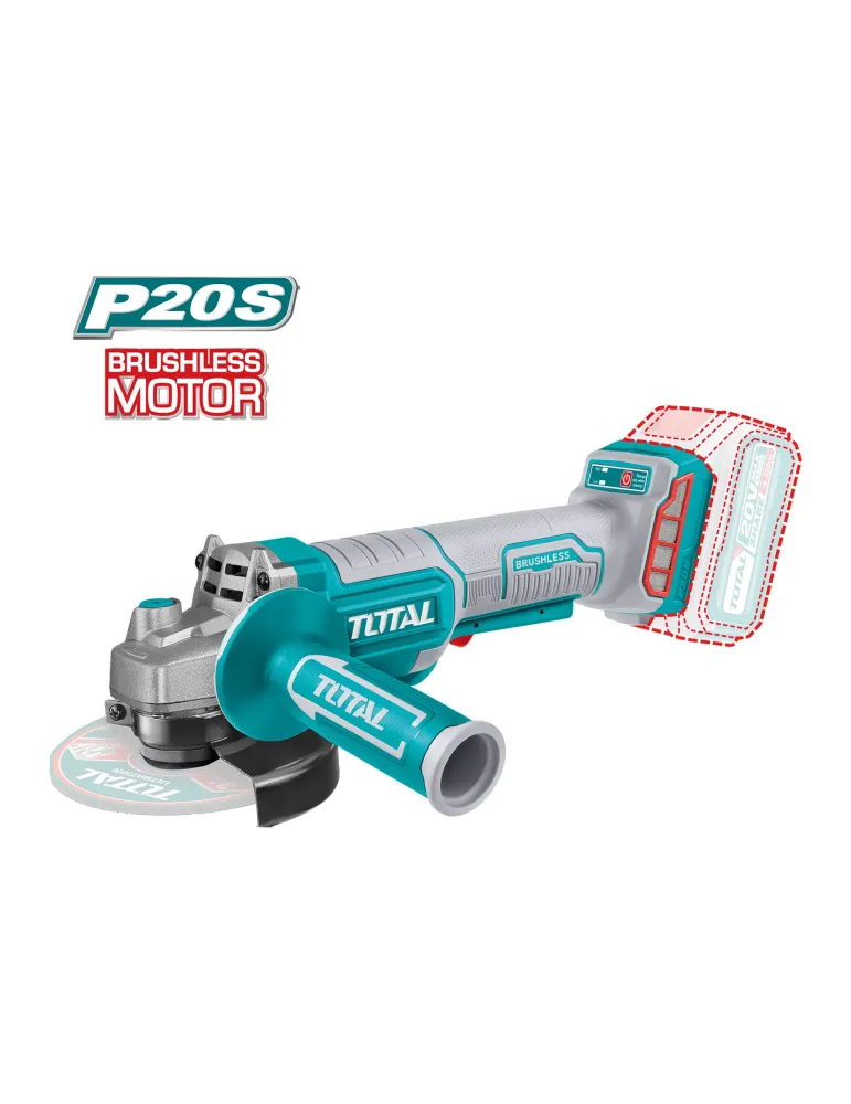 Amoladora Brushless a batería TAGLI211156 - 20 V