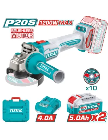 Amoladora Brushless a batería TAGLI2120272E - 20 V 2