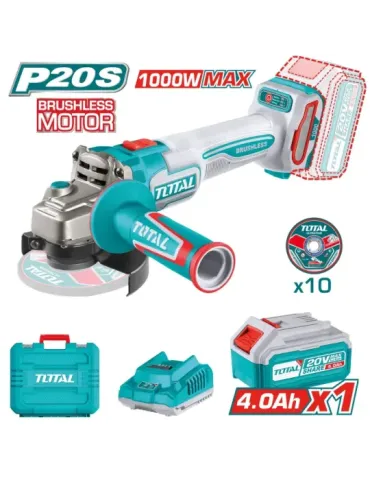 Amoladora Brushless a batería TAGLI271531E - 20 V 2