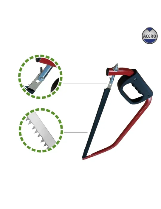 Arco tronzador P18 - 24'' - Acero - Rojo-Negro
