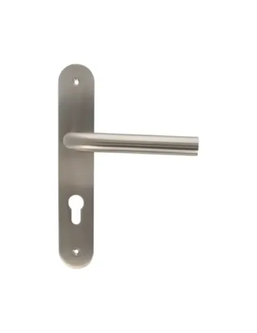 Manilla con placa 4LB - 230 x 40 mm - Acero inoxidable 18/8 - Mate 2
