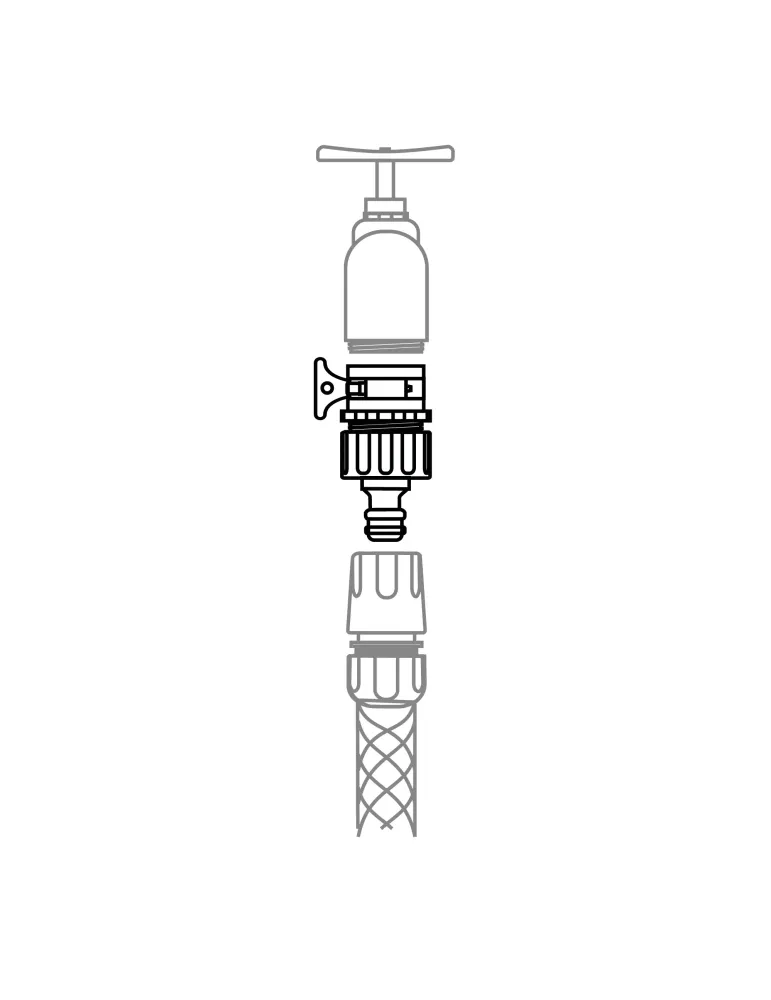 Adaptador grifo R04 - ABS - Verde pistacho