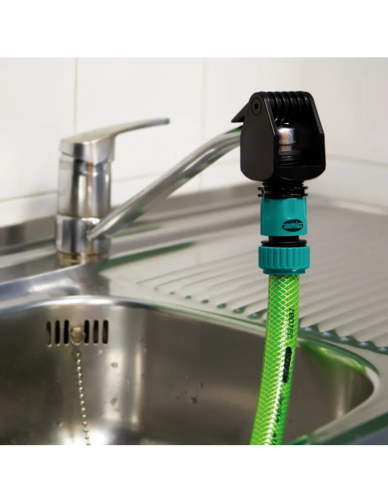 Adaptador grifo universal 2075 - ABS / goma - Verde pistacho