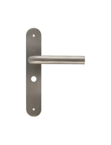 Manilla con placa 4LW - 230 x 40 mm - Acero inoxidable 18/8 - Mate 2