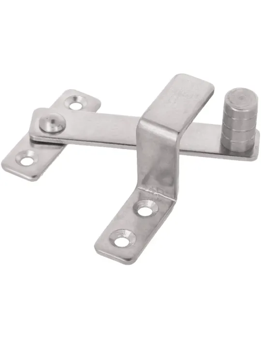 Aldabilla 2 INOX - 80 x 46 mm - Acero inoxidable 18/8 - Brillo