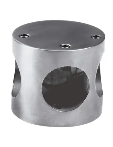Conector 101 - Ø50 x 43 mm - Acero inoxidable 18/8 - Mate