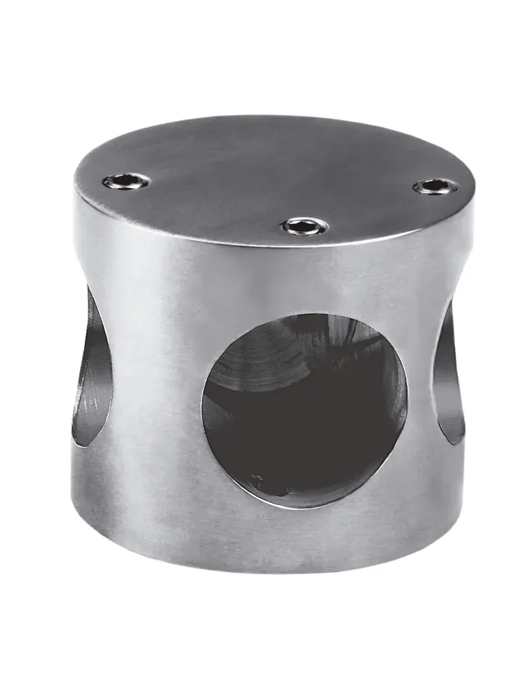 AMIG 10458 - Conector 101 - Ø50 x 43 mm - Acero inoxidable 18/8 - Mate