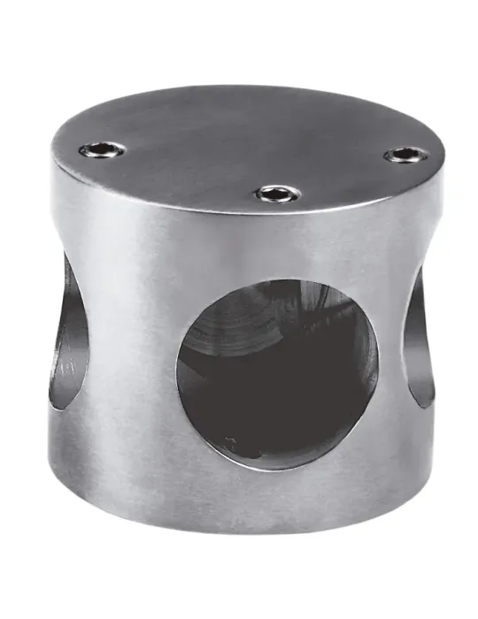 AMIG 10458 - Conector 101 - Ø50 x 43 mm - Acero inoxidable 18/8 - Mate