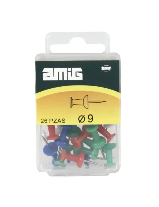 Alfiler de presión - Ø9 mm - Acero - Colores surtidos