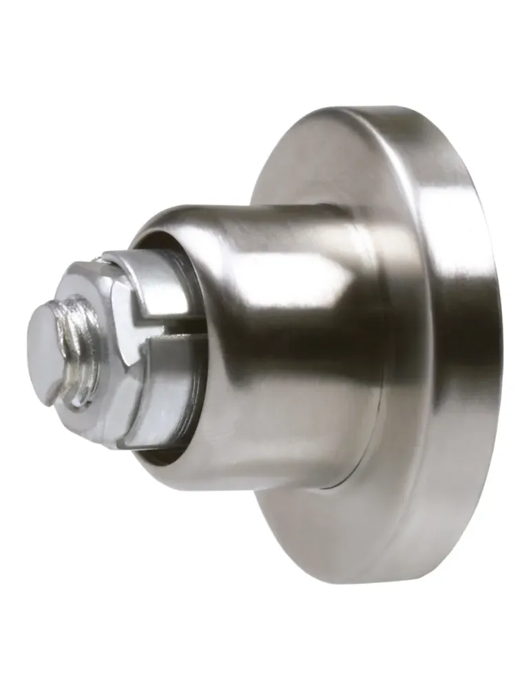 AMIG 10459 - Soporte 114 - Ø65 x 26 mm - Acero inoxidable 18/8 - Mate