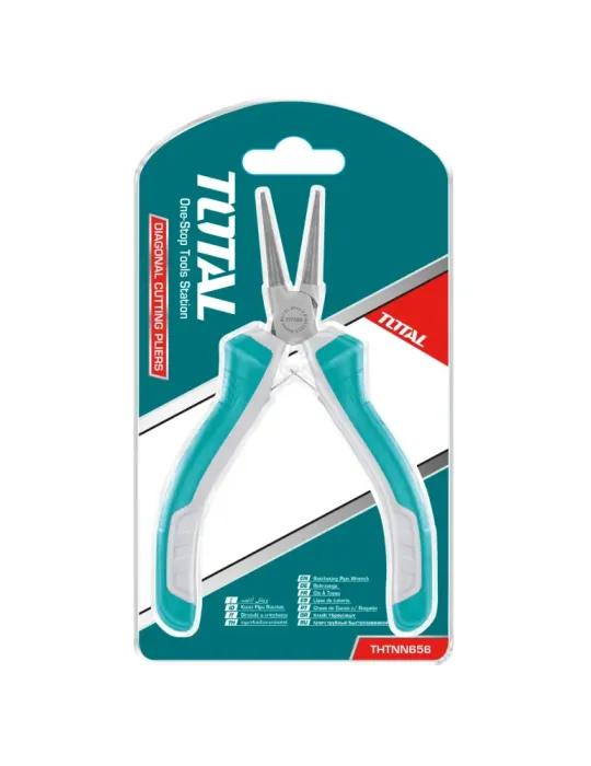 Alicate mini redondo THTMN656 - 115 mm - Cromo vanadio (Cr-V)