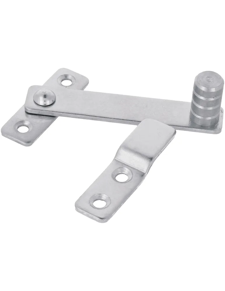 Aldabilla 1 INOX - 80 x 46 mm - Acero inoxidable 18/8 - Brillo