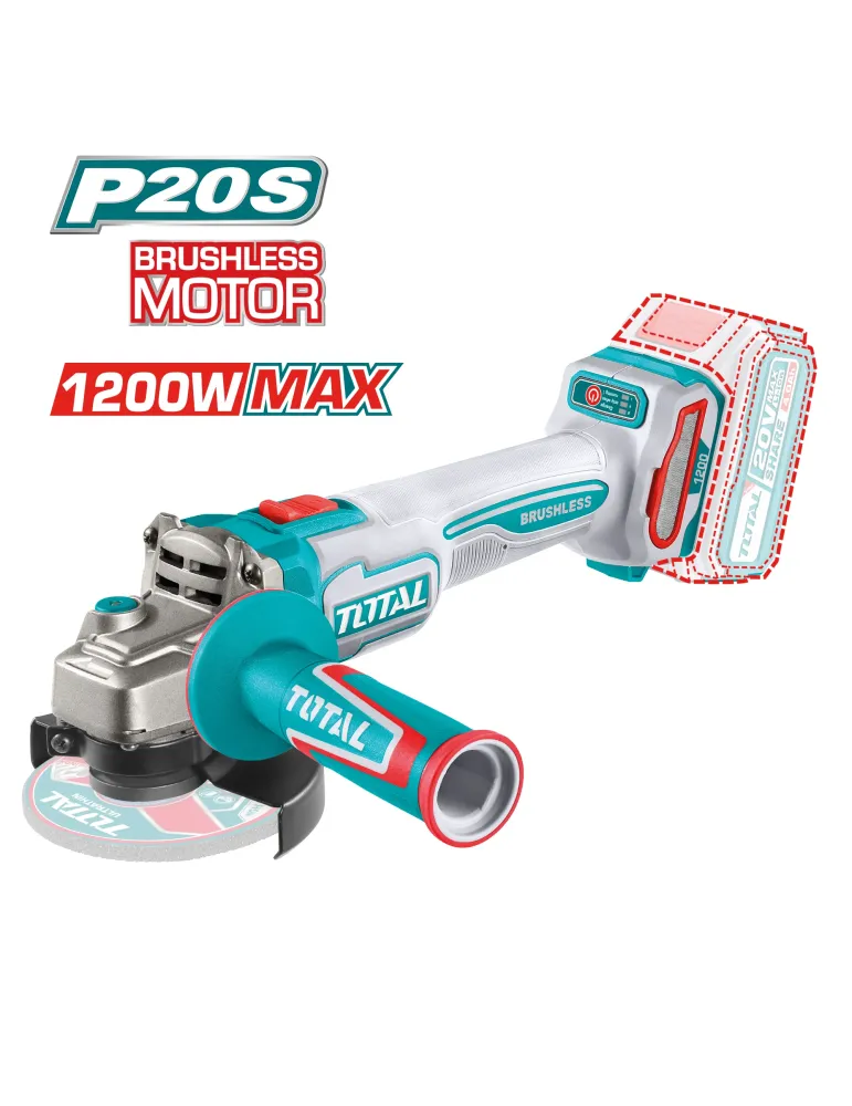 Amoladora Brushless a batería TAGLI221153 - 20 V