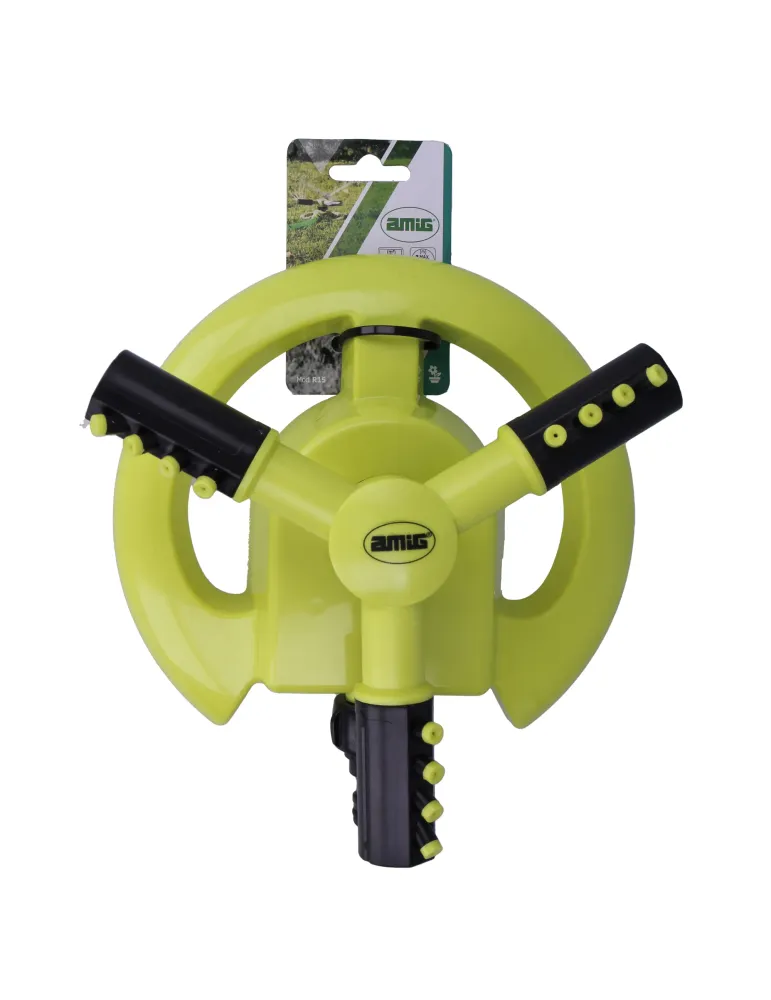 Aspersor rotativo R15 - Ø200 x 100 mm - ABS - Verde pistacho-Negro