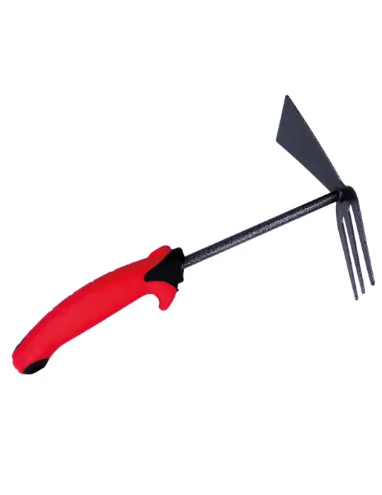Azuela y horquilla P30 - 13'' - Acero - Rojo-Negro