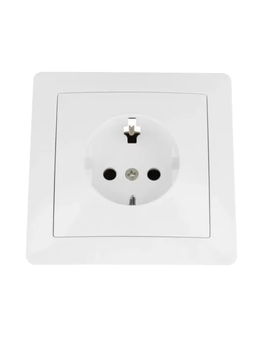 Base de empotrar 4540 - 85 x 85 mm - Policarbonato - Blanco