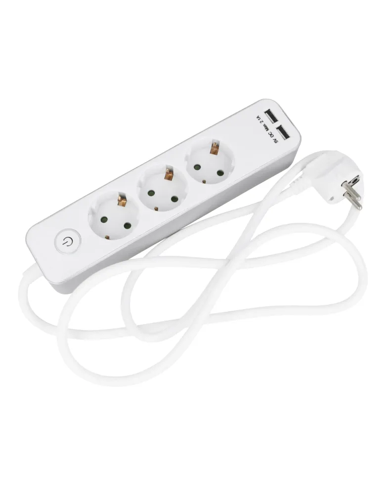 Base múltiple 5510 - Polipropileno - Blanco/Plata