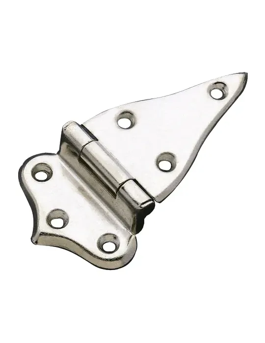 Bisagra 1 - 80 x 46 mm - Acero - Niquelado