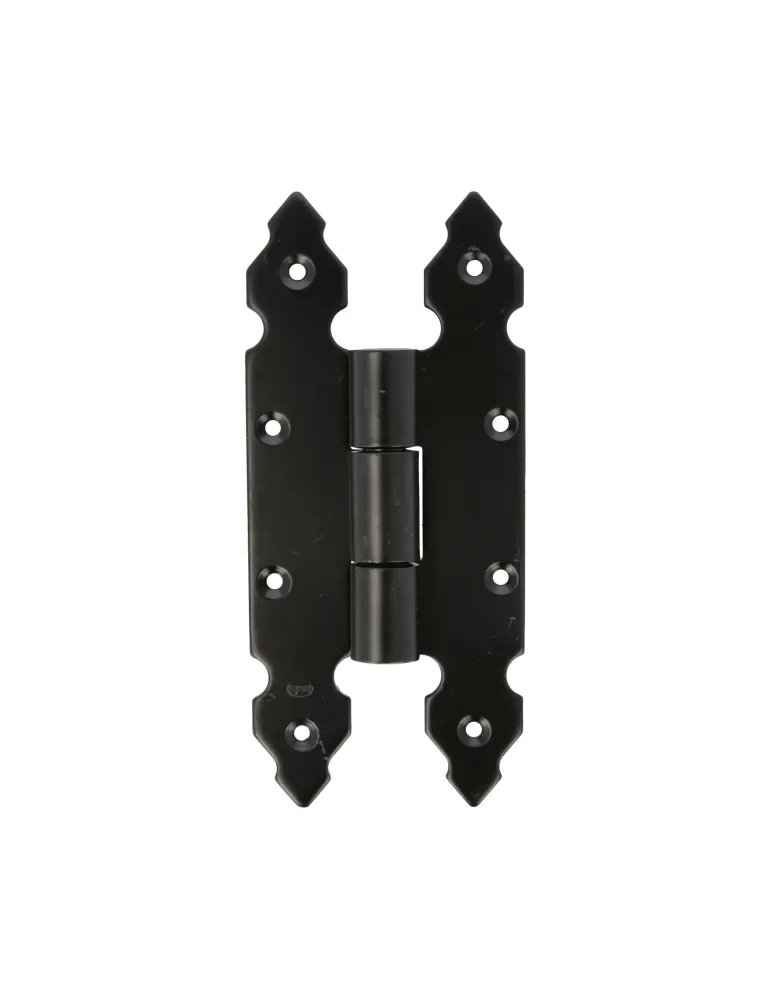 Bisagra 9100 - 200 x 90 mm - Acero - Negro