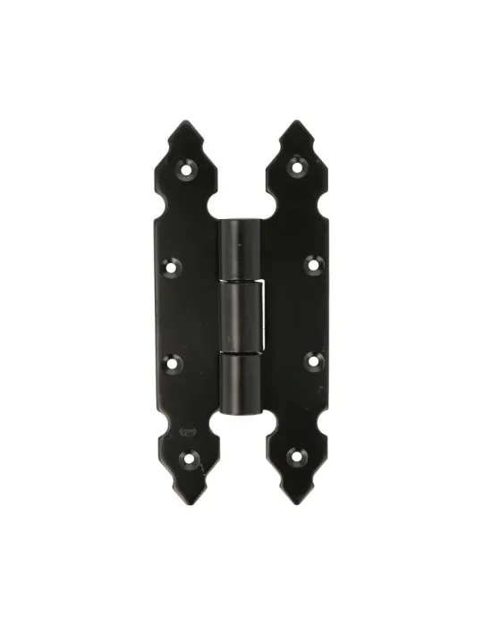 Bisagra 9100 - 200 x 90 mm - Acero - Negro