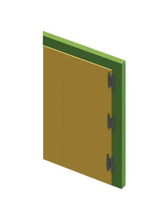 Bisagra 9100 - 200 x 90 mm - Acero - Negro