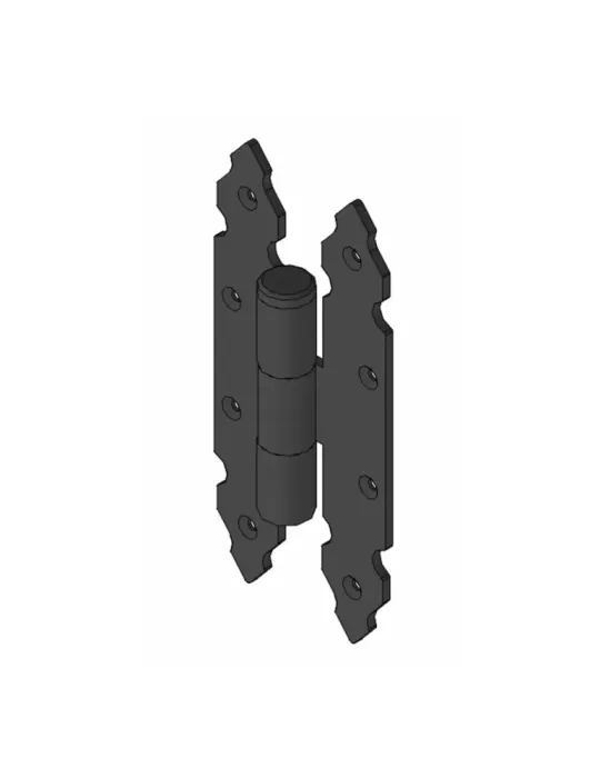 Bisagra 9110 - 200 x 90 mm - Acero - Negro