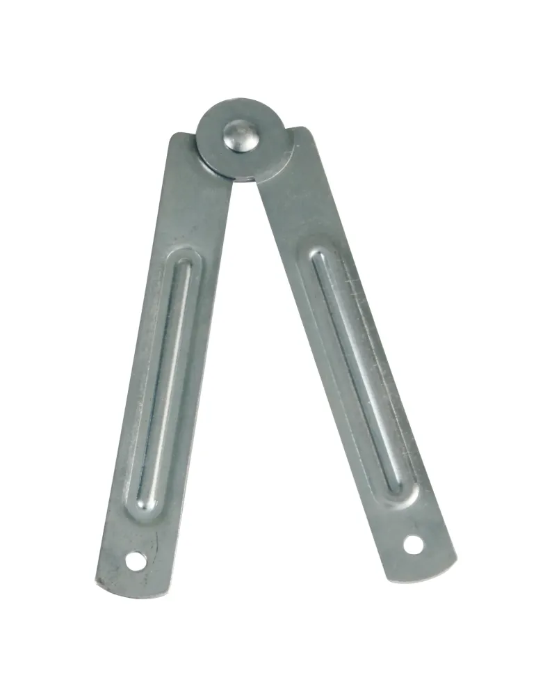 Bisagra CABALLETE - 107 x 15 mm - Acero - Zincado