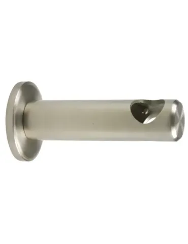 Soporte frente 830 - Ø20 x 100 mm - Acero - Cromado mate