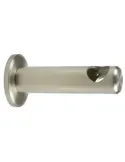 Soporte frente 830 - Ø20 x 100 mm - Acero - Cromado mate