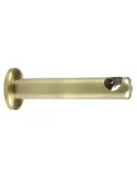 Soporte frente 831 - Ø20 x 140 mm - Acero - Cuero