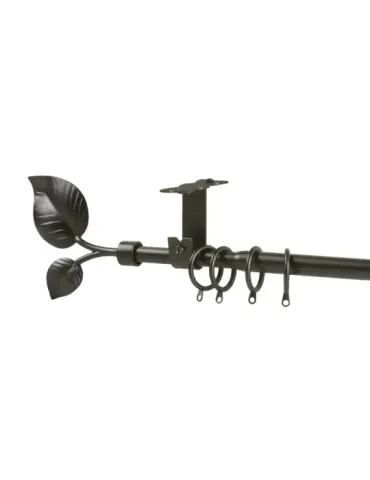 Conjunto techo 705 - Ø20 mm x 1,2/2 m - Acero - Negro