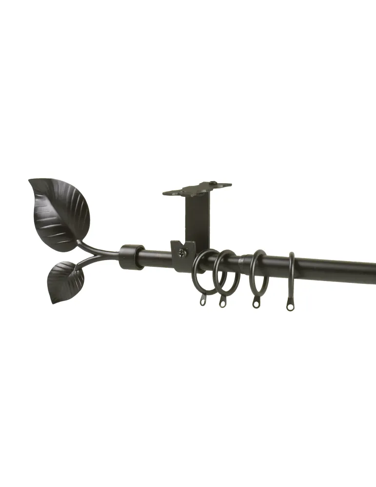 Conjunto techo 705 - Ø20 mm x 1,2/2 m - Acero - Negro