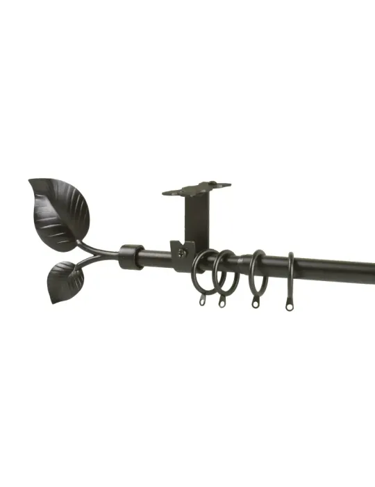Conjunto techo 705 - Ø20 mm x 1,2/2 m - Acero - Negro