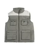 Chaleco 17304 - XXL - Pongee-PVC - Gris