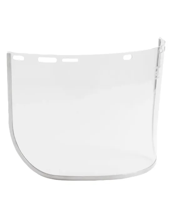 Visor policarbonato con ribete de aluminio 13412 - 400 x 205 mm - Policarbonato - Incoloro