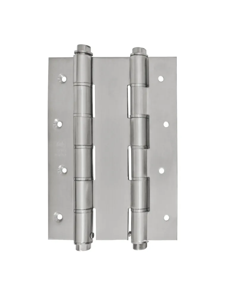 Bisagra doble acción 3033 - 180 x 133,5 x 3 mm - Acero inoxidable 18/8 - Mate