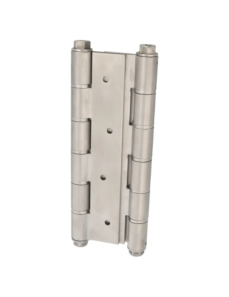 Bisagra doble acción 3033 - 180 x 133,5 x 3 mm - Acero inoxidable 18/8 - Mate