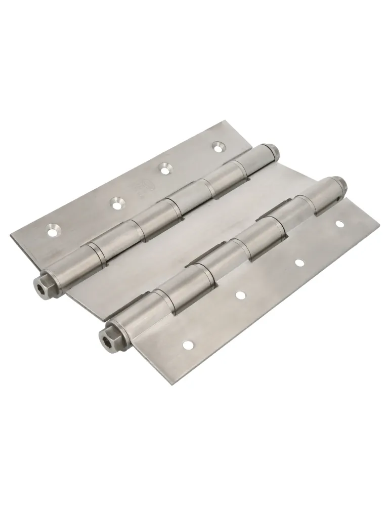 Bisagra doble acción 3033 - 180 x 133,5 x 3 mm - Acero inoxidable 18/8 - Mate