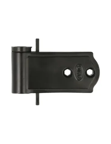Bisagra fija 3010 - 16 x 3 mm - Zamak - Negro 2
