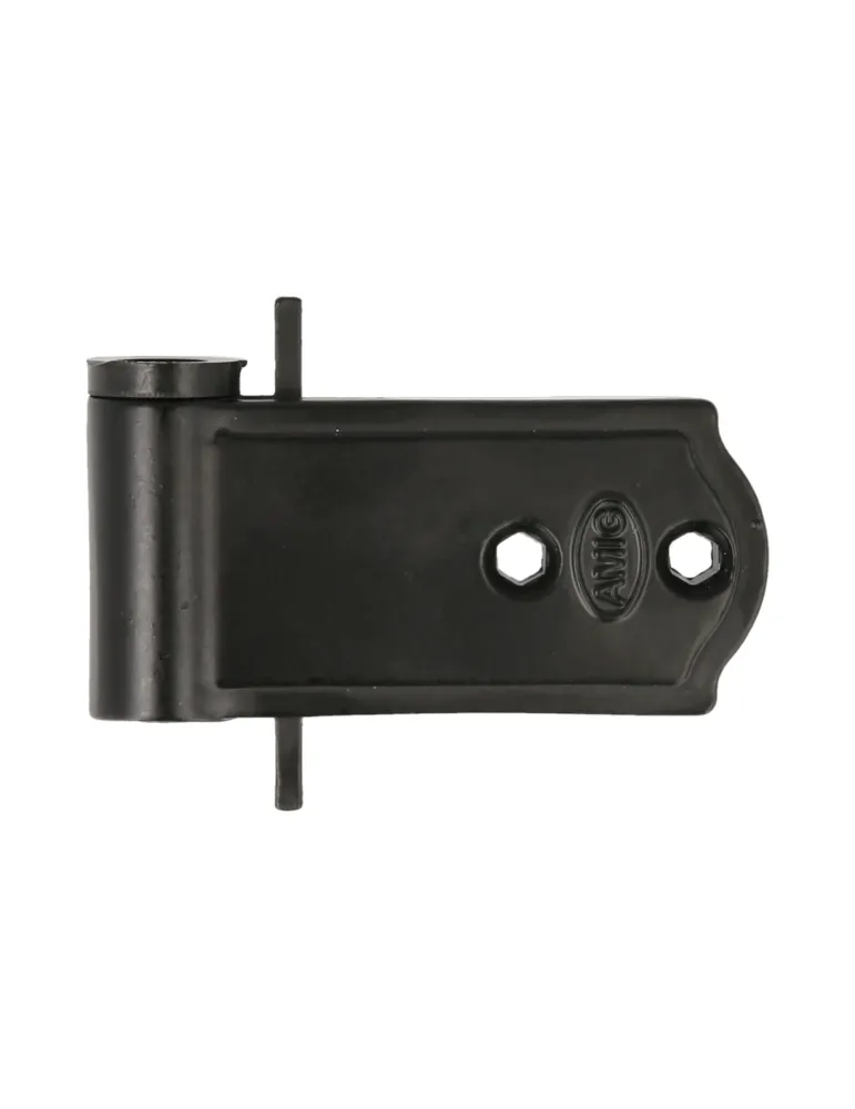 Bisagra fija 3010 - 16 x 3 mm - Zamak - Negro