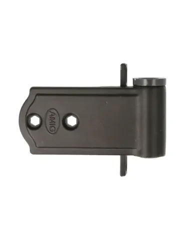 Bisagra fija 3011 - 16 x 3 mm - Zamak - Negro 2