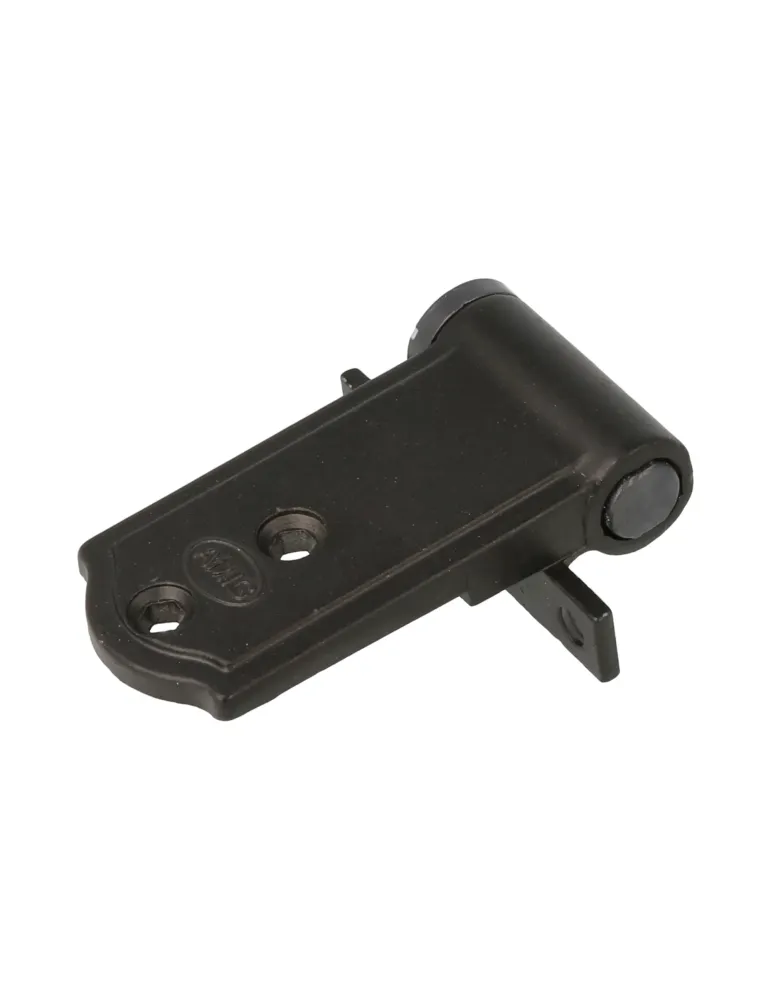 Bisagra fija 3011 - 16 x 3 mm - Zamak - Negro