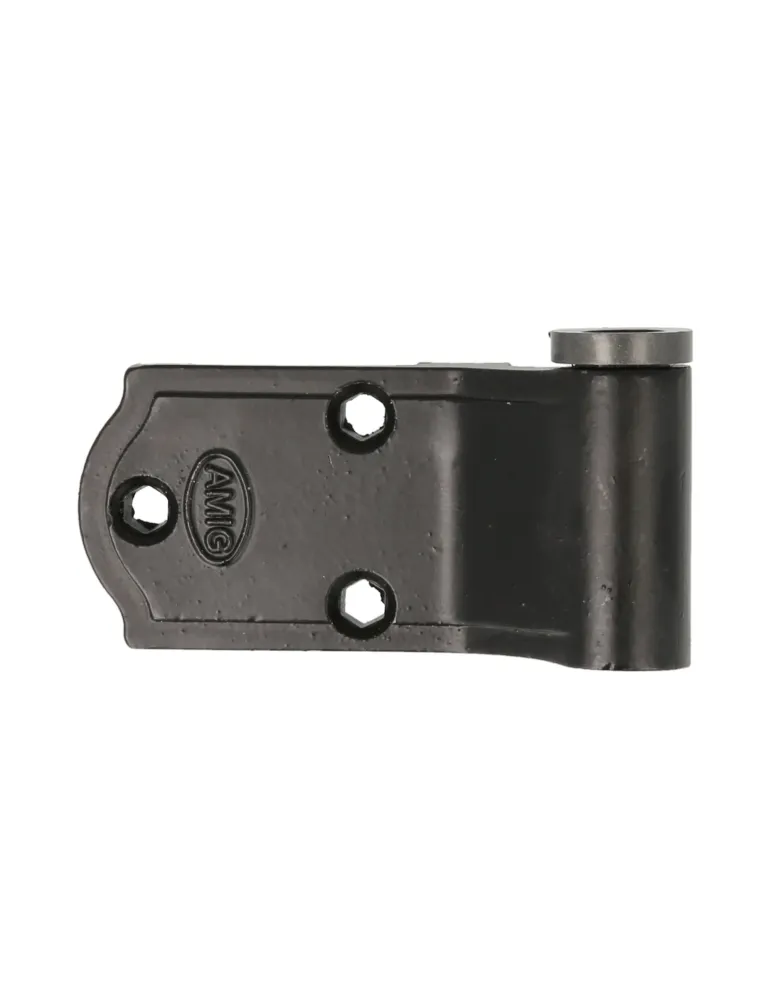 Bisagra fija 3015 - 16 x 15 mm - Zamak - Negro