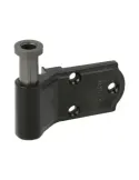 Bisagra fija 3016 - 16 x 15 mm - Zamak - Negro