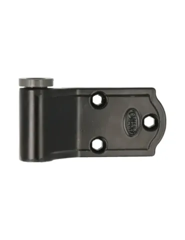 Bisagra fija 3016 - 16 x 15 mm - Zamak - Negro 2