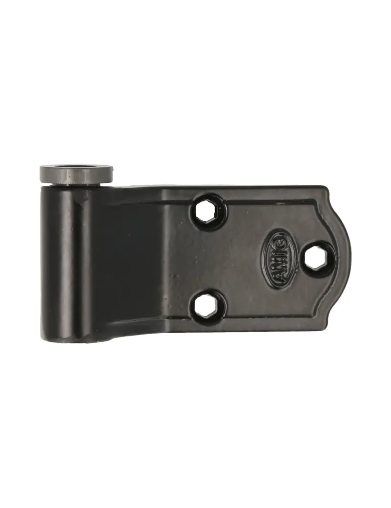 Bisagra fija 3016 - 16 x 15 mm - Zamak - Negro