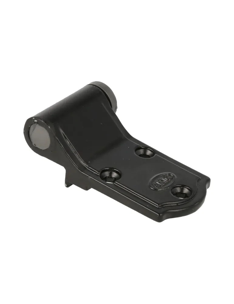 Bisagra fija 3016 - 16 x 15 mm - Zamak - Negro